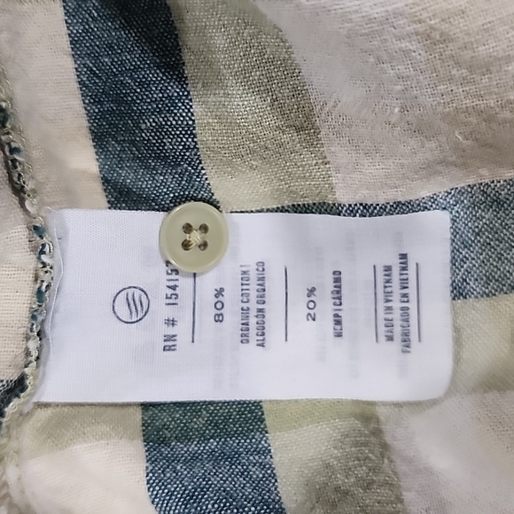 Men green XL casual/dress shirt - Picture 8 of 9